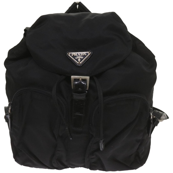 PRADA Backpack Nylon Black Auth ep3332 - Picture 13 of 16